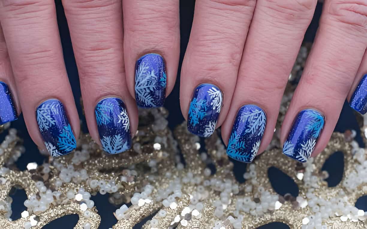 christmas nail art